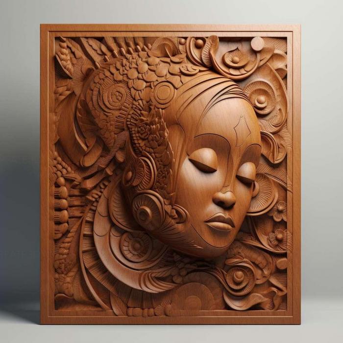 نموذج ثلاثي الأبعاد لآلة CNC 3D Art 